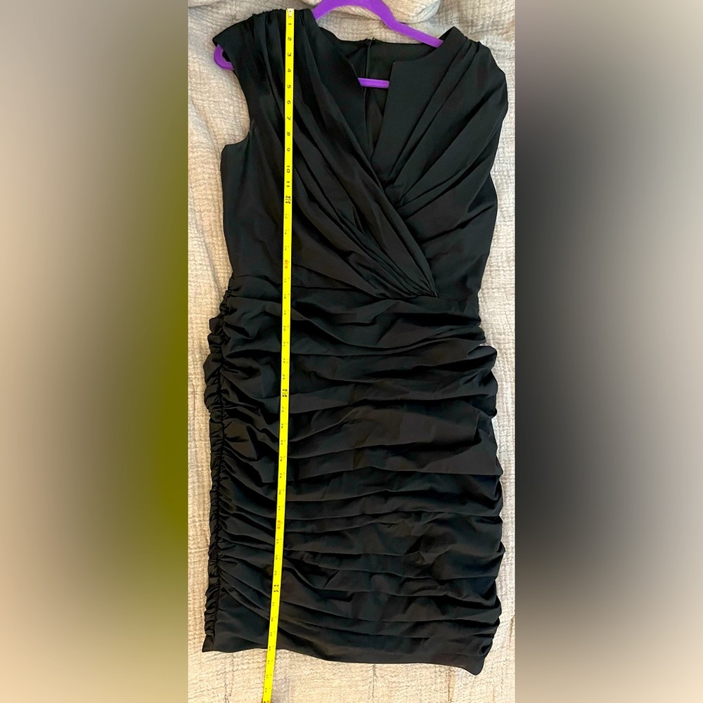 TADASHI Designer Cocktail Black Dress.